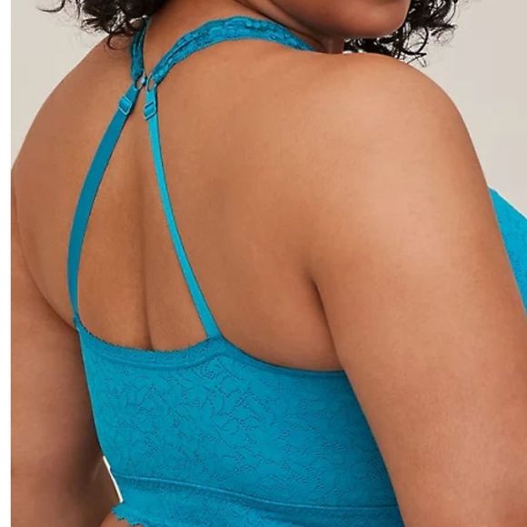 Torrid Blue Lace Bralette - Picture 4 of 8